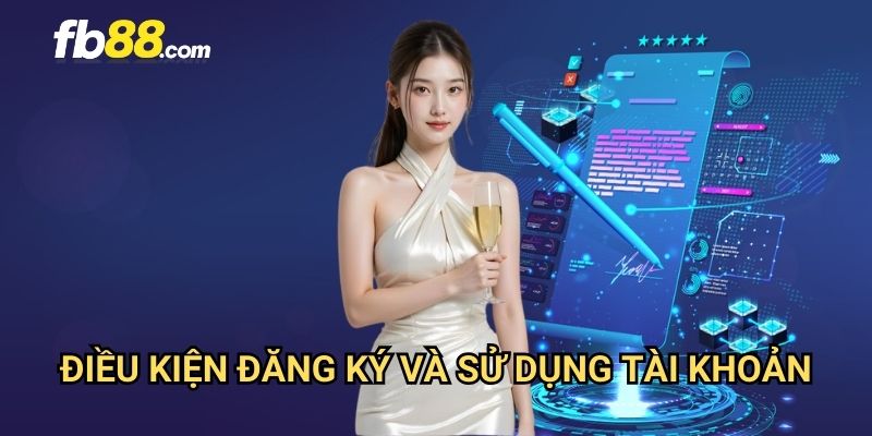 Điều khoản và điều kiện FB88: Những quy định người chơi cần nắm rõ 1 Điều Kiện Đăng Ký và Sử Dụng Tài Khoản