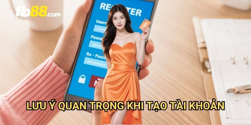 Đăng ký FB88: Hướng dẫn tạo tài khoản nhanh chóng trong 2 phút 3 Lưu ý quan trọng khi tạo tài khoản